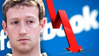 Valoarea Facebook scade dramatic la bursa