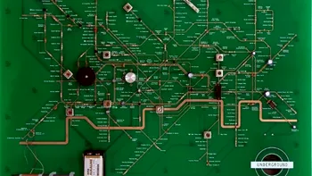 Arta electronica inspirata de metroul din Londra