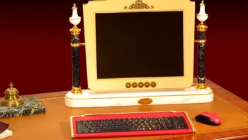 Un roman creeaza computere din aur si marmura