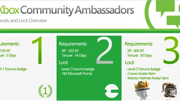Noile niveluri Xbox Live Ambassador aduc recompense
