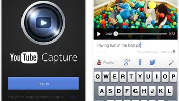 O noua aplicatie Google doar pentru iOS - YouTube Capture