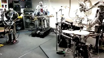 Formatia Compressorhead - dovada ca si robotii canta rock