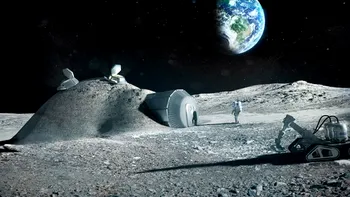 Casele pe Luna ar putea fi... imprimate 3D