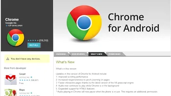 Google Chrome pentru Android devine mult mai capabil
