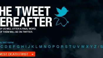Un site pentru ultimul tweet al vedetelor