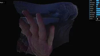 WebCamMesh te transforma in wireframe 3D din browser