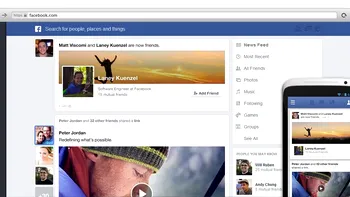 Facebook devine mai simplu si mai eficient prin noul update