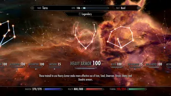 Skyrim 1.9 aduce Legendary Skills
