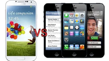 Samsung Galaxy S4 versus Apple iPhone 5 [VIDEO]