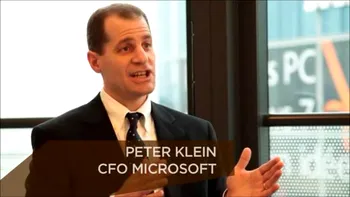 CFO-ul Microsoft, Peter Klein, demisioneaza pentru ca si-a atins scopul