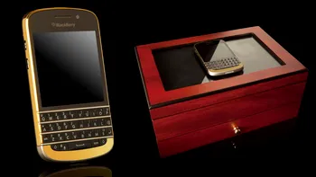 BlackBerry Q10 vine si in varianta din aur, cu un pret pe masura