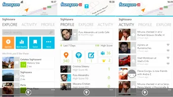 Foursquare pentru Windows Phone se modernizeaza