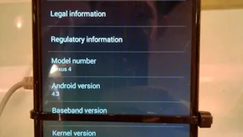 Android 4.3 iese la lumina pe un Nexus 4