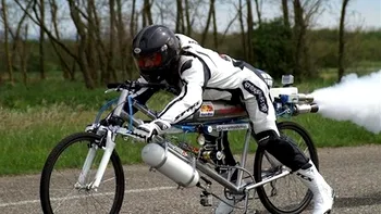 Ce viteza atinge o bicicleta cu hidrogen? [VIDEO]