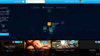 Noul Foursquare vine cu un modul interesant numit Time Machine