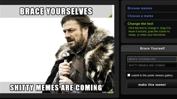 De astazi exista generator de meme-uri pe website-ul Imgur.com