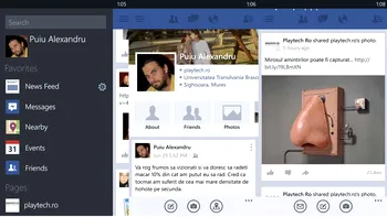 Facebook pentru Windows Phone 8 ajunge la versiunea 5.0