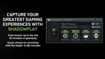 GeForce ShadowPlay iti captureaza aventurile de gamer pe PC [VIDEO]