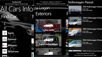 All Cars Info - o enciclopedie de masini pentru Windows Phone