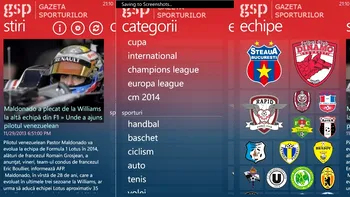 Gazeta Sporturilor ajunge pe Windows Phone