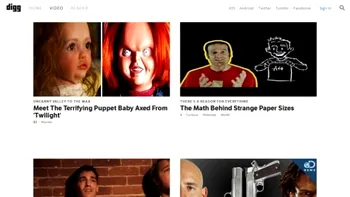 Digg Video este un site care încearcă să te corupă cu virale