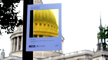 In Londra, Instagram s-a portat in lumea reala