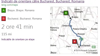 Motorul Microsoft Bing a devenit, subit, mai eficient la calculat trasee