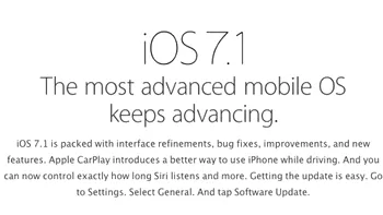 Apple lansează noul iOS 7.1 - momentan, nu suportă jailbreak