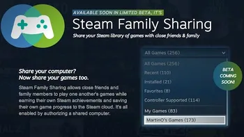 Steam Family Sharing te ajută de acum să-ţi împarţi jocurile cu prietenii