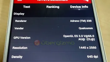 LG G3 și o confirmare de rezoluție a ecranului