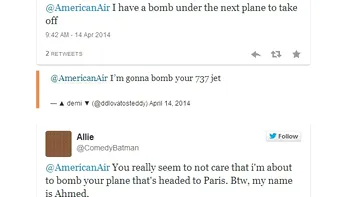 Inflație de ameninţări teroriste care vizează avioane, pe Twitter