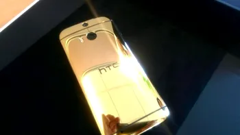 Când banii nu sunt o problemă, există HTC One M8 din aur masiv