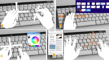 Microsoft Research demonstrează o tastatură care suportă gesturi  [VIDEO]