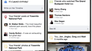 Facebook testează carduri similare cu cele din Google Now