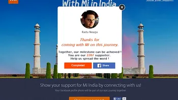 Xiaomi lansează un nou website, de data aceasta în India