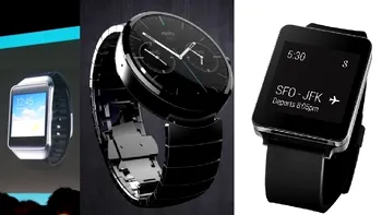 Exponenţii Android Wear: LG G Watch, Samsung Gear Live şi Moto 360