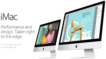 Apple lansează iMac-uri mai ieftine de 21,5 inci