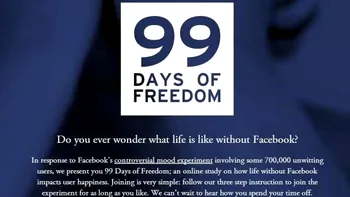 Rezistaţi 99 de zile fără Facebook?