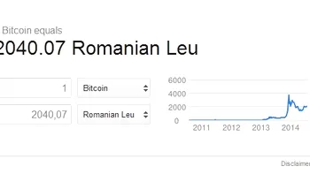 Google îți arată instant cât valorează un Bitcoin