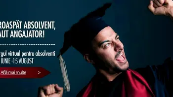Independență financiară pentru absolvenți: Târgul Virtual Hipo.ro, cu 600 de locuri de muncă