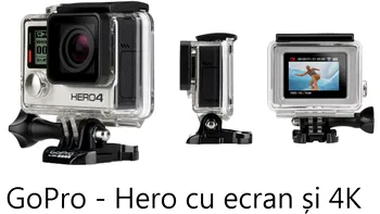 GoPro Hero4 e oficială și rezolvă toate minusurile de până acum: filmare 4K și ecran tactil