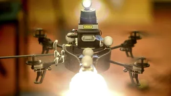 O dronă aproape că s-a lovit de un avion de pasageri