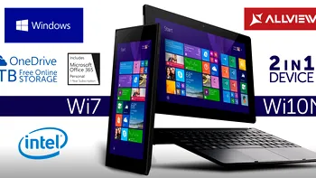 Allview lansează Wi7 și Wi10N, două dispozitive cu Windows 8.1