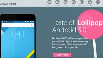 Elephone P6000 este primul smartphone, după Nexus 6, preinstalat cu Android 5.0