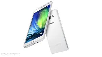 Samsung Galaxy A7, anunțat oficial: este mai subțire decât iPhone 6 Plus