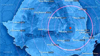 Cutremur cu magnitudine de 3,4 pe Scara Richter, în România. În ce orașe s-a simțit