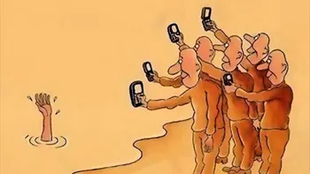 Smartphone-urile ne ocupă tot timpul: Imaginile care te vor pune pe gânduri