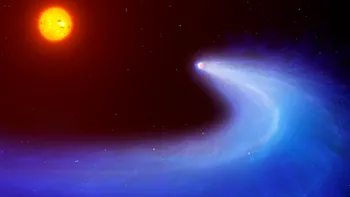 Premieră în astronomie: o planetă cât Neptun are o coadă ca de cometă