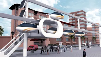 skyTran, sistemul de transport public cu care plutești în jurul orașului