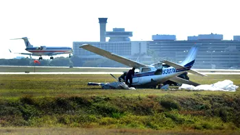 Un accident aviatic pe care îl poți urmări fără să ai mustrări de conștiință [VIDEO]